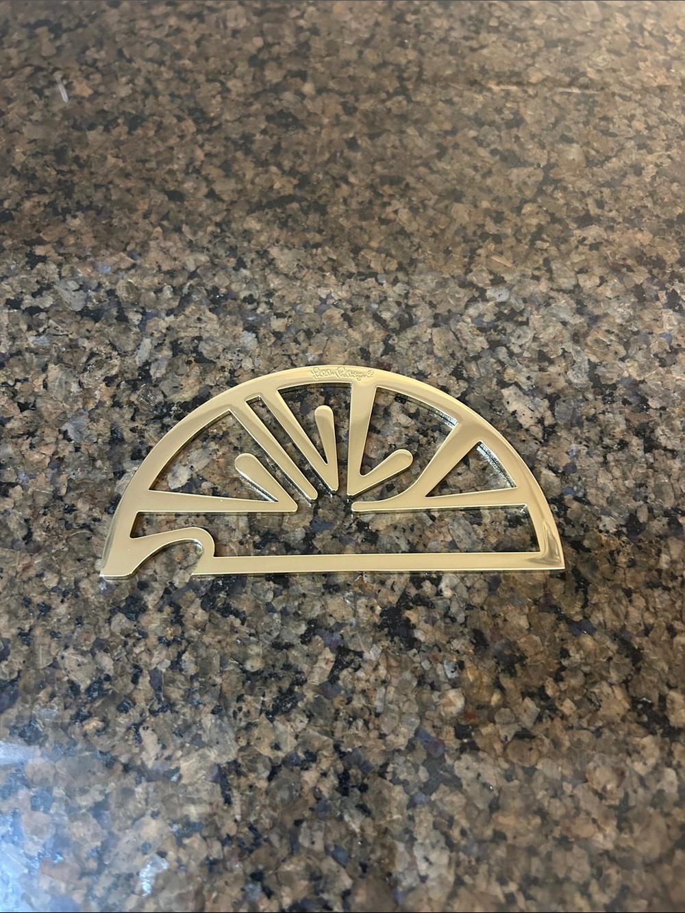 Lilly Pulitzer Gold Citrus Shape Bottle Opener